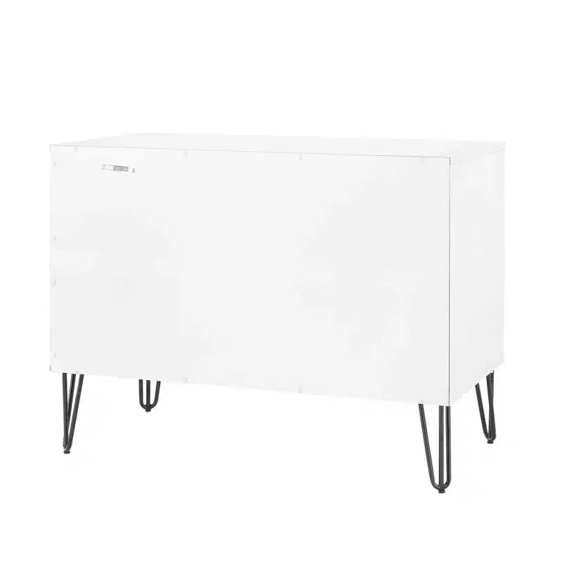 Set comò Manhattan Comfort Dumbo 3 pezzi con 5 cassetti, comò a 3 cassetti e comodino
