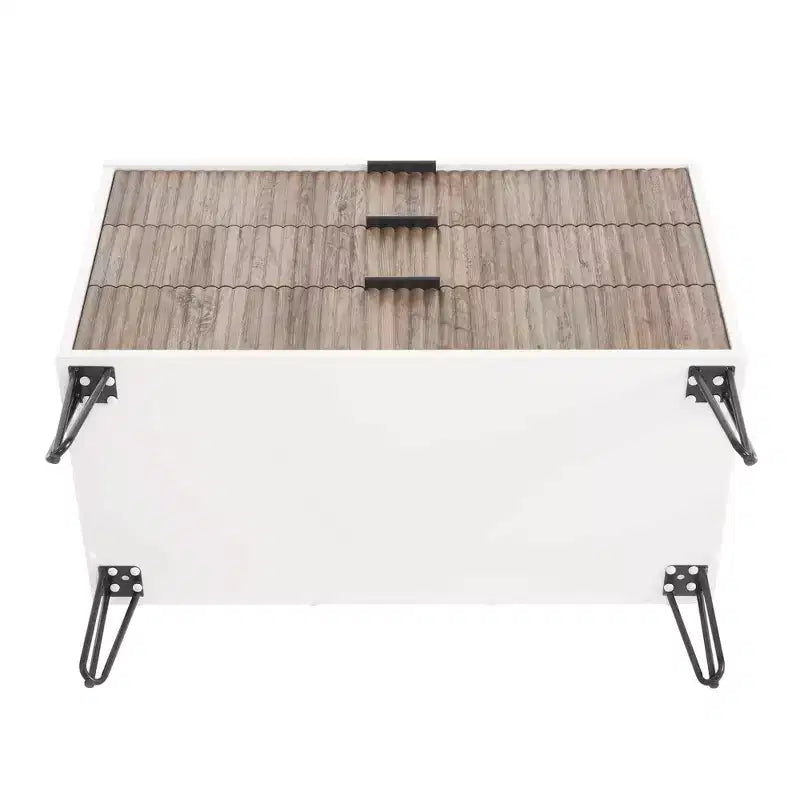 Set comò Manhattan Comfort Dumbo 3 pezzi con 5 cassetti, comò a 3 cassetti e comodino