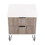 Set comò Manhattan Comfort Dumbo 3 pezzi con 5 cassetti, comò a 3 cassetti e comodino