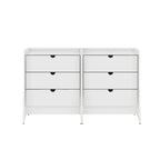 Manhattan Comfort Set di 2 cassettiere Coney a 3 cassetti