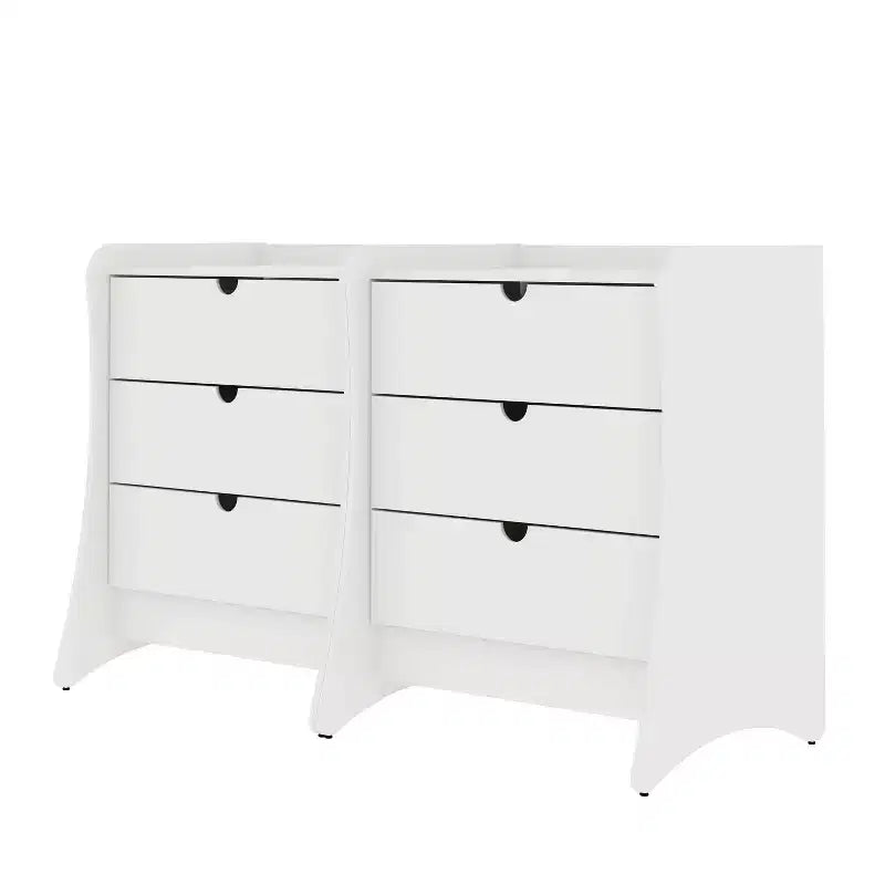 Manhattan Comfort Set di 2 cassettiere Coney a 3 cassetti