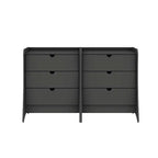 Manhattan Comfort Set di 2 cassettiere Coney a 3 cassetti