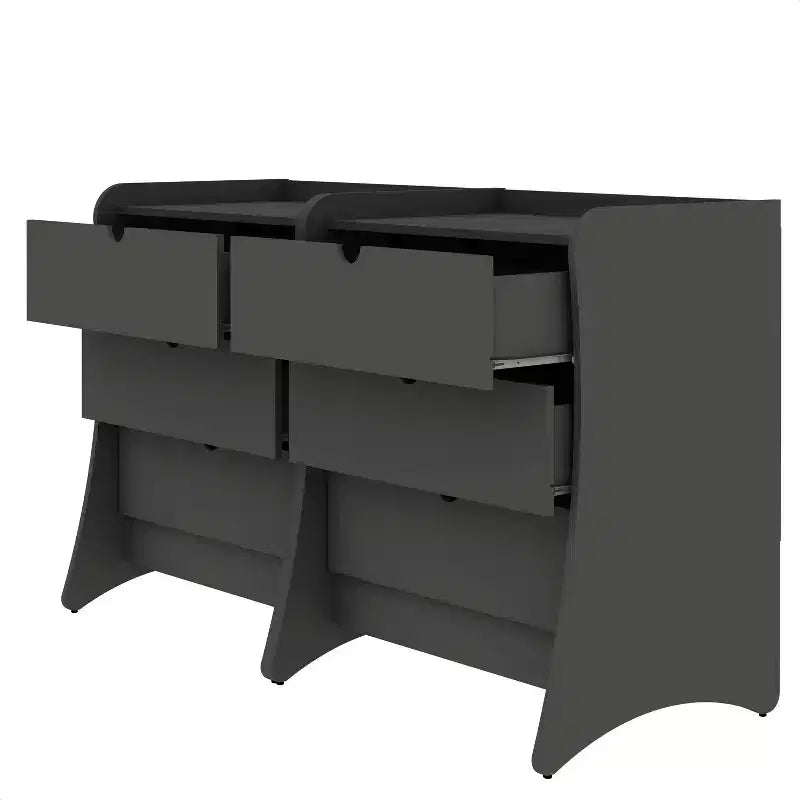 Manhattan Comfort Set di 2 cassettiere Coney a 3 cassetti