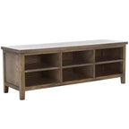 Mobile multimediale a 6 ripiani Saide - AMH6525 - Rovere - Safavieh Couture