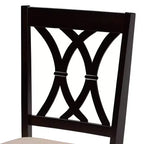 Set da pranzo Baxton Studio Aggie moderno in legno 5 pezzi
