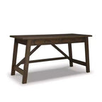 Signature Design by Ashley Baldridge 2 Drawer Home Office Desk, Rustic Brown
