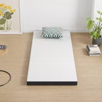 FDW Materasso Pieghevole da 4 pollici, Materassino in Memory Foam a Tre Pieghe, Topper Portatile Pieghevole con Coprimaterasso Lavabile per Campeggio