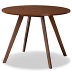 Set pranzo in legno massello con gambe a mezzaluna, 4 sedie e panca – Naturale / Grigio, 6 posti a sedere
