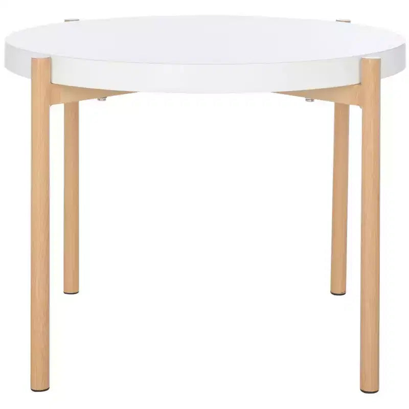 Solara Accent Table - ACC5801A - White/Natural - Safavieh