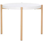 Tavolino Solara Accent - ACC5801A - Bianco/Naturale - Safavieh