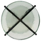 Tavolino in vetro Noham - ACC5502A - Trasparente/Nero - Safavieh