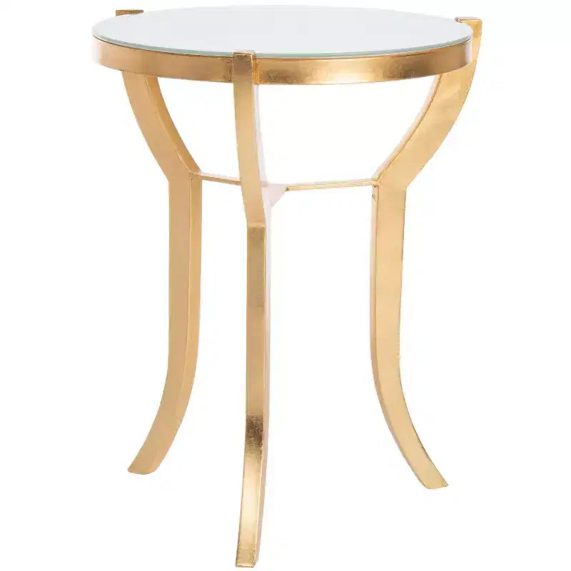 Tavolino d'appoggio Ormond - FOX2530A - Oro/Bianco - Safavieh Couture
