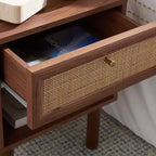 Comodino Silvanna - NST9601A - Noce/Naturale - Safavieh
