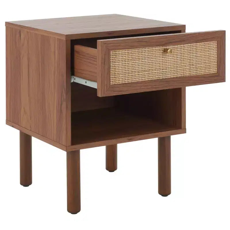 Comodino Silvanna - NST9601A - Noce/Naturale - Safavieh