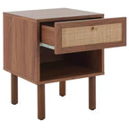 Comodino Silvanna - NST9601A - Noce/Naturale - Safavieh