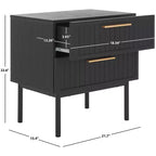Comodino Axelle con 2 cassetti - NST9608 - Safavieh