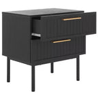 Comodino Axelle con 2 cassetti - NST9608 - Safavieh