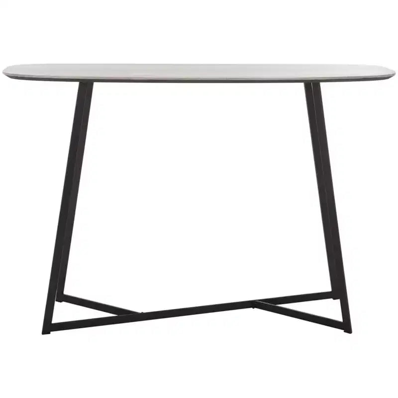 Arrington Console Table - CNS4203A - White Oak/Black - Safavieh