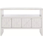Zella 4 Door Console Table - CNS5004A - White - Safavieh