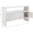Consolle Zella a 4 ante - CNS5004A - Bianco - Safavieh