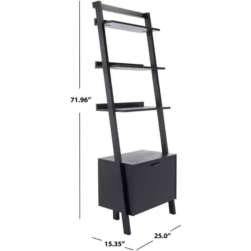Libreria etagere Lavina a 3 ripiani e 1 anta - ETG9404 - Safavieh
