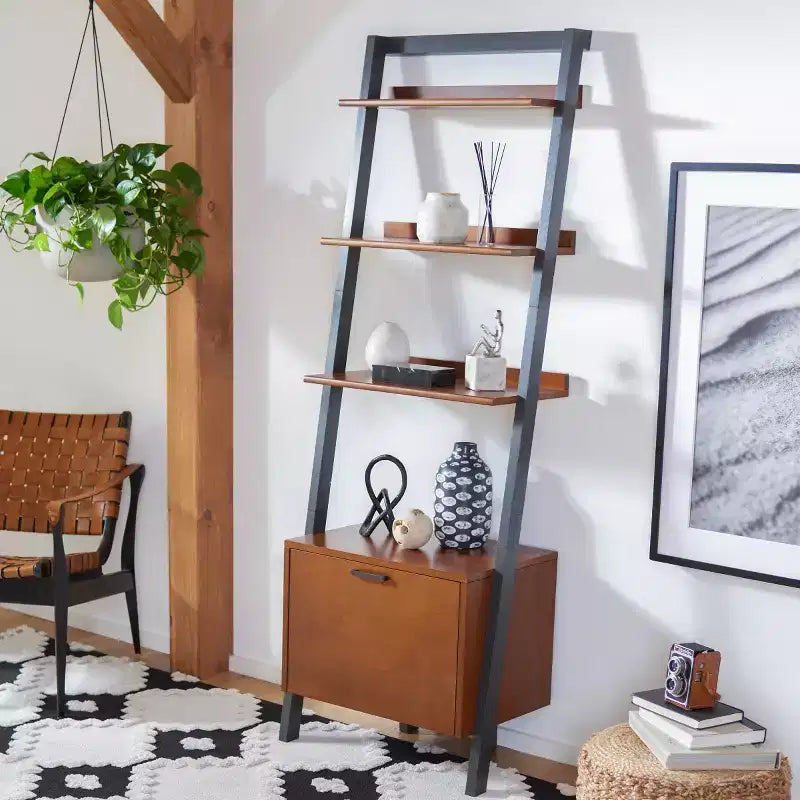 Libreria etagere Lavina a 3 ripiani e 1 anta - ETG9404 - Safavieh