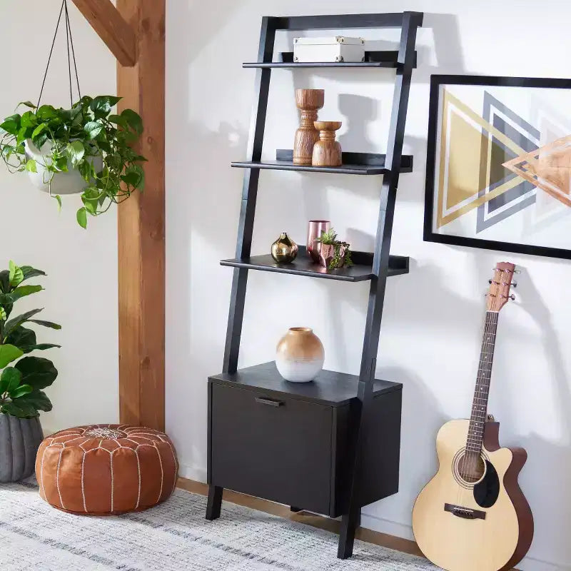 Libreria etagere Lavina a 3 ripiani e 1 anta - ETG9404 - Safavieh