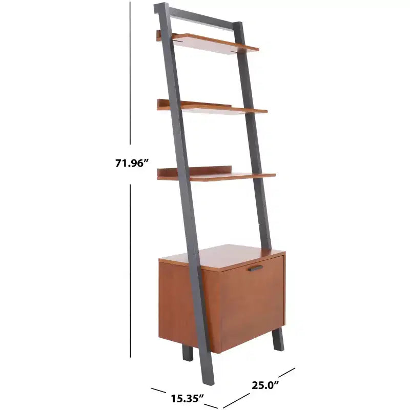 Libreria etagere Lavina a 3 ripiani e 1 anta - ETG9404 - Safavieh