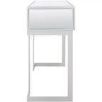Enzo Scrivania a specchio a 2 cassetti - DSK9700 - Argento/Specchio - Safavieh