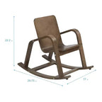 ECR4Kids Sedia a dondolo in legno curvato