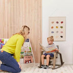 ECR4Kids Sedia a dondolo in legno curvato