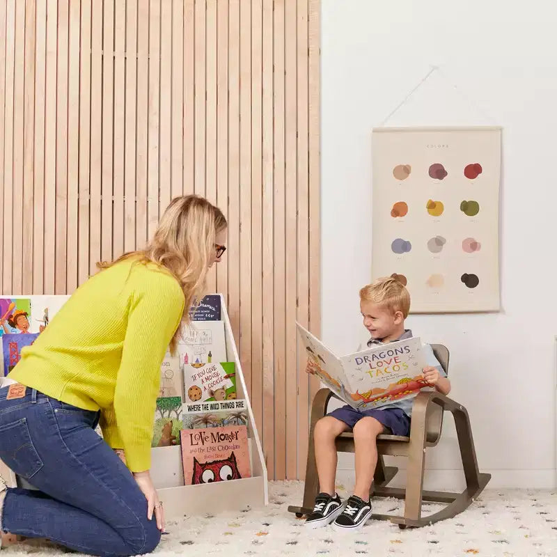 ECR4Kids Sedia a dondolo in legno curvato