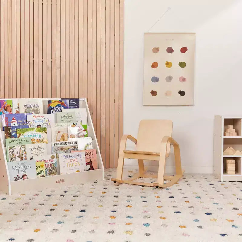 ECR4Kids Sedia a dondolo in legno curvato