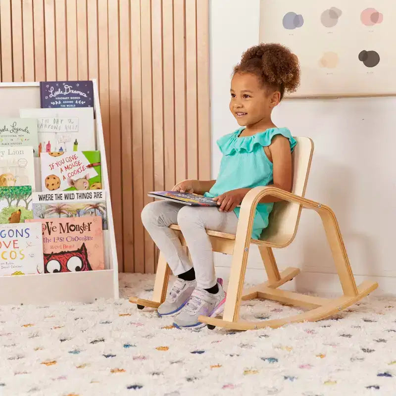 ECR4Kids Sedia a dondolo in legno curvato