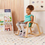ECR4Kids Sedia a dondolo in legno curvato