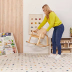 ECR4Kids Sedia a dondolo in legno curvato