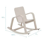 ECR4Kids Sedia a dondolo in legno curvato