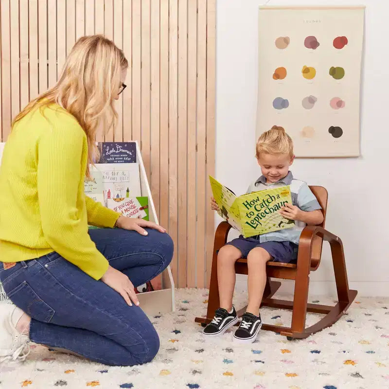 ECR4Kids Sedia a dondolo in legno curvato
