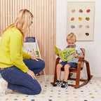 ECR4Kids Sedia a dondolo in legno curvato
