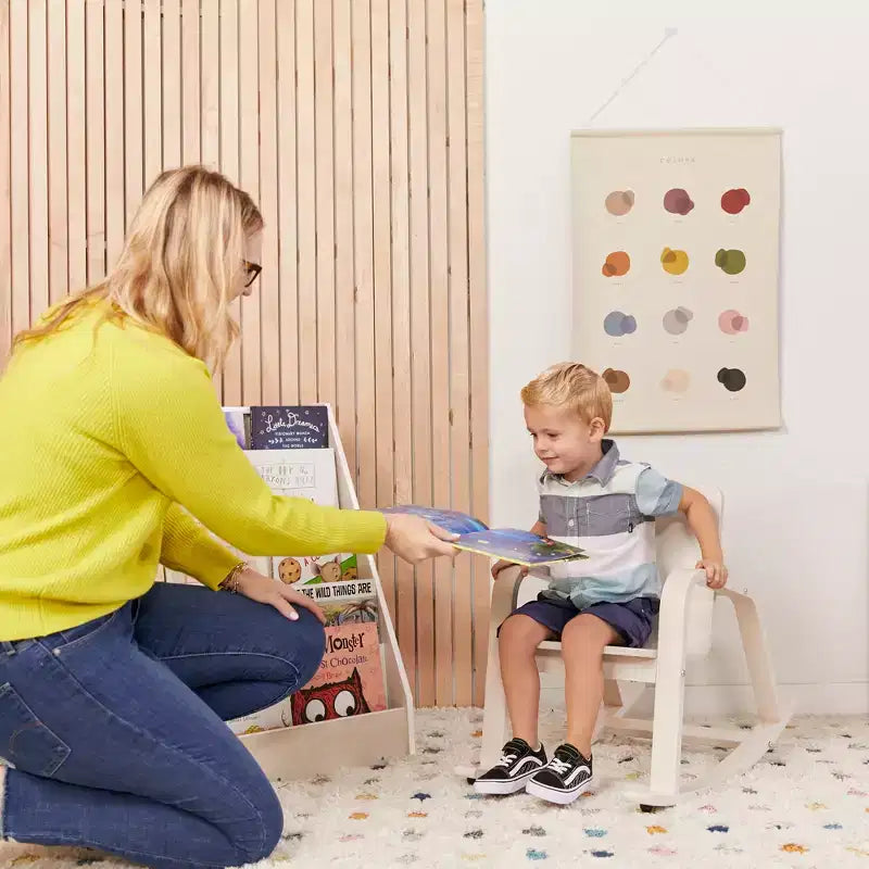 ECR4Kids Sedia a dondolo in legno curvato