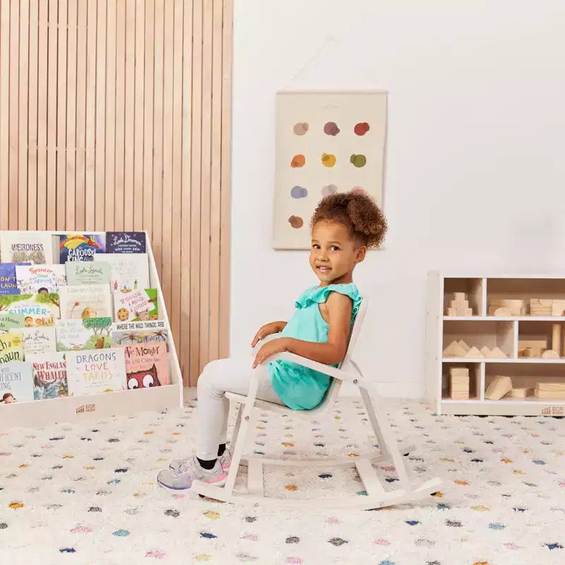 ECR4Kids Sedia a dondolo in legno curvato