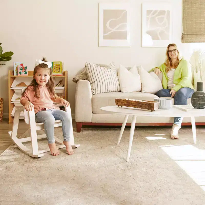 ECR4Kids Sedia a dondolo in legno curvato