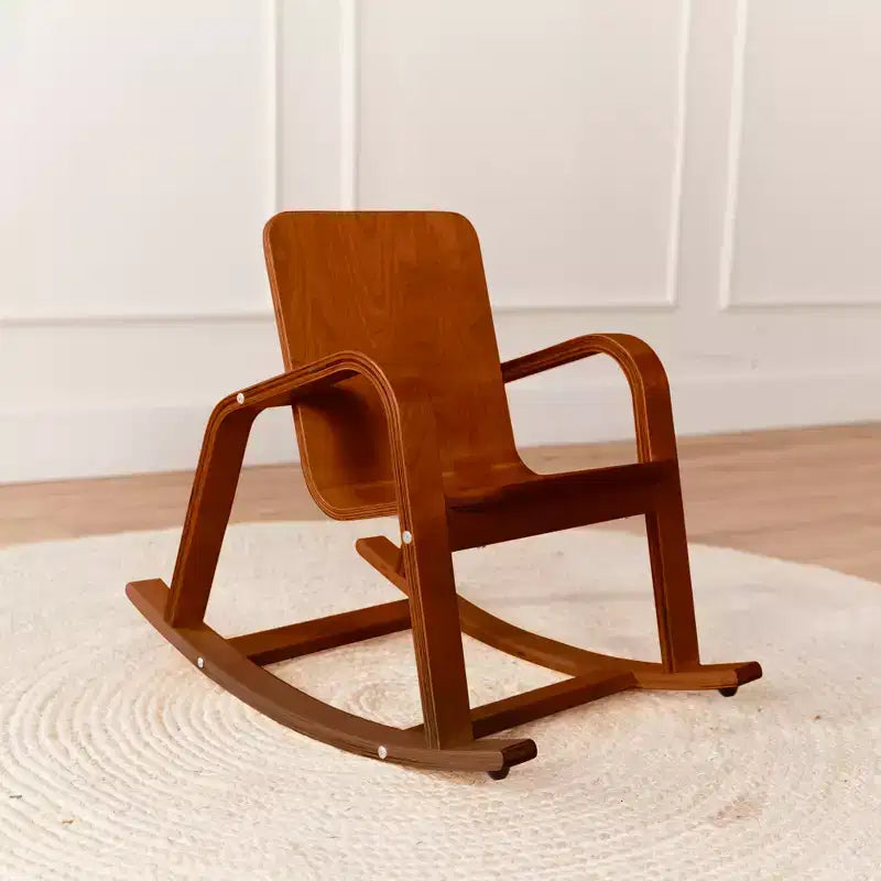 ECR4Kids Sedia a dondolo in legno curvato