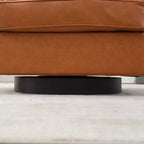 Hyleory Poltrona Girevole a Barile, 31,9 L Poltrone Moderne in Pelle Imbottite Comode Girevoli a 360 Gradi per Soggiorno (set di 2)