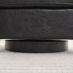 Hyleory Poltrona Girevole a Barile, 31,9 L Poltrone Moderne in Pelle Imbottite Comode Girevoli a 360 Gradi per Soggiorno (set di 2)