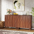 Mobile Credenza Retro-Modern a 2 ante – Noce/Nero, Singolo