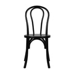 Sedia da pranzo in legno massello Merrick Lane stile Thonet con design impilabile ed eleganti finiture