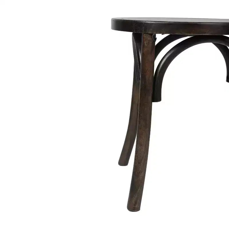 Sedia da pranzo in legno massello Merrick Lane stile Thonet con design impilabile ed eleganti finiture