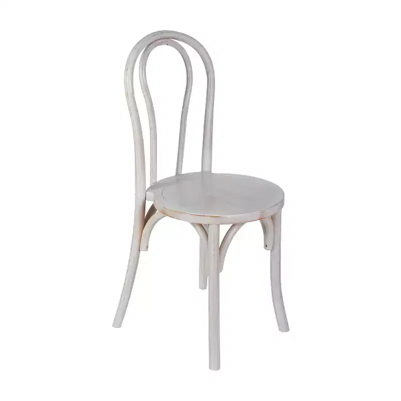 Sedia da pranzo in legno massello Merrick Lane stile Thonet con design impilabile ed eleganti finiture