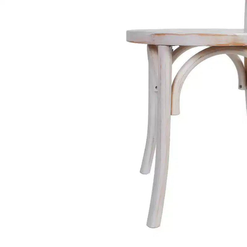 Sedia da pranzo in legno massello Merrick Lane stile Thonet con design impilabile ed eleganti finiture